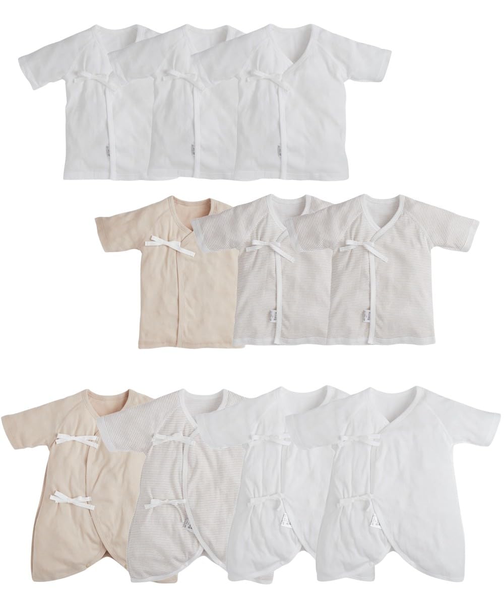 

Nissen Детский комплект нижнего белья для новорожденных Шорты 4 Комби Подходит Комплект ромпера/комбинезона, 100% хлопок, 10 предметов (6 Маек, Маек), Бежевый, 50-60 см (Высота