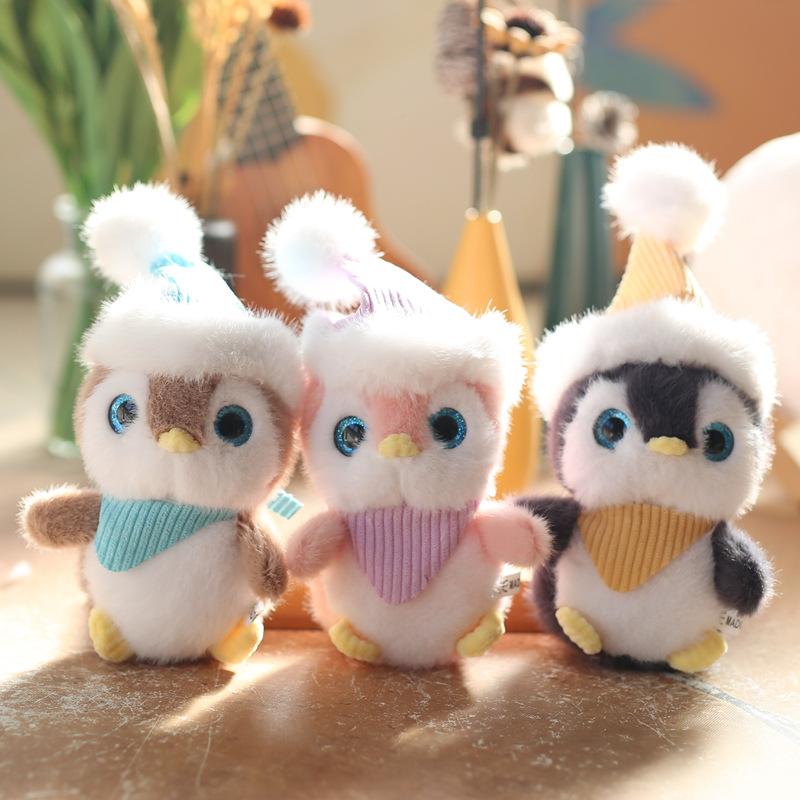 Cute Little Penguin Pendant Plush Toy Doll Cartoon Bag Hanging Keychain Rag Doll Doll