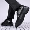 New men's formal leather shoes men's business leather shoes leather single shoes office commuter wedding shoes