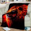 Beast Tiger Lion Leopard Animal Wildlife Cartoon Blanket,Soft Throw Blanket for Home Bedroom Bed Sofa Picnic Cover Blanket Kids