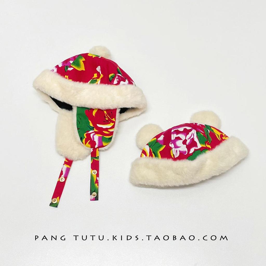 Winter Velvet Baby Hat with Ear Flaps – Toddler's Cozy Lei Feng Style