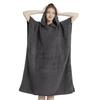Bathrobe Microfiber Surf Poncho Towel Hooded Thick Beach Robe Soft Extra Large Changing Poncho Beach
