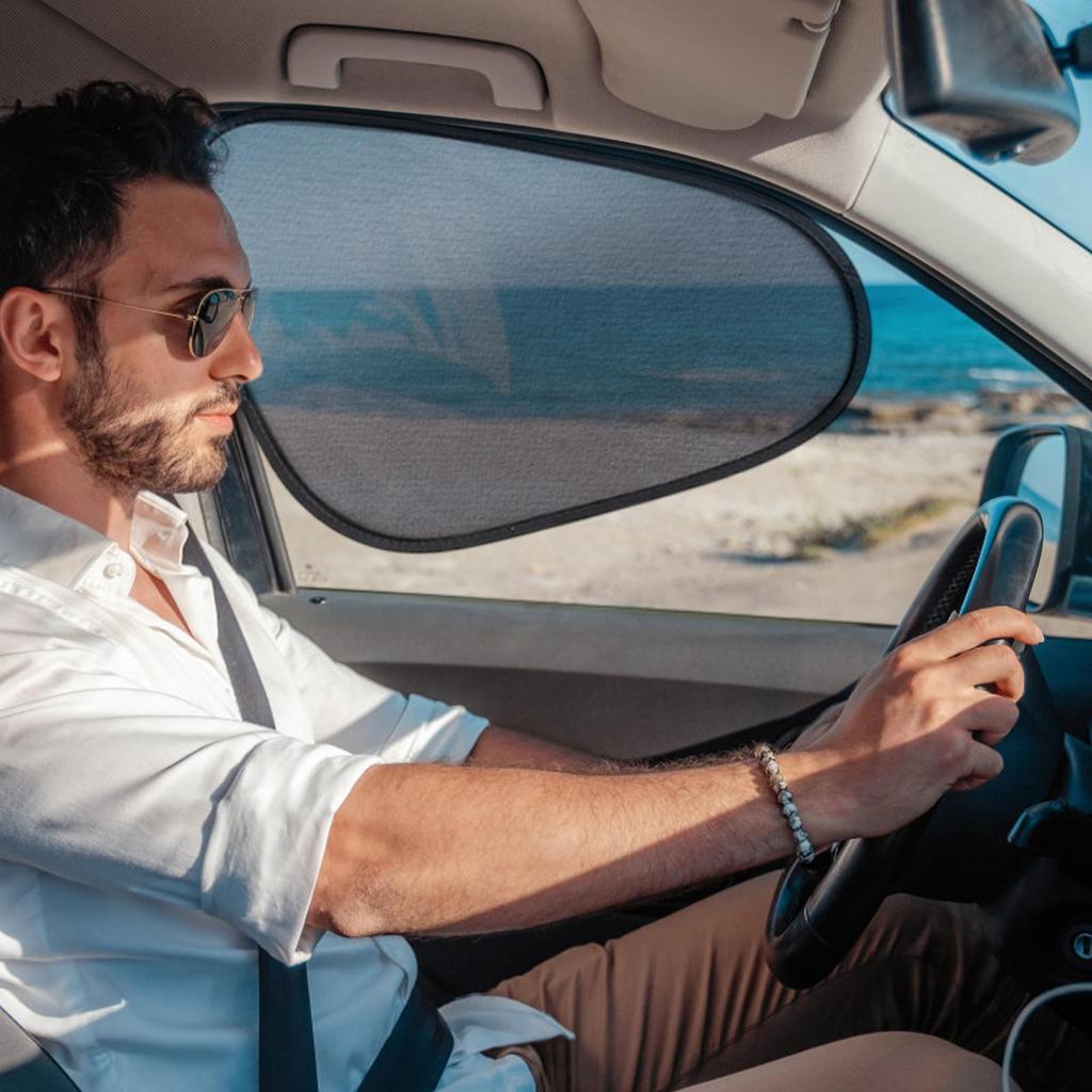 Fensterblende für Auto Sonnenschutzabdeckung für Autofenster Elektrostatische Adsorption Fahrzeugglas Sonnenschutzabdeckung für Camping Roadtrip
