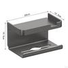 Toilet Paper Dispenser with Phone Rack