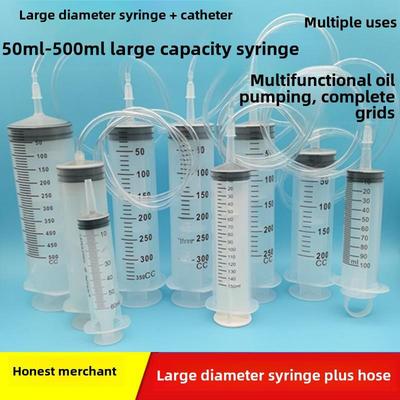 Screw-Mouth Syringe with Needle Tube and Catheter, Glue/Oil Dispenser, 50/100/150ML