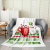 Snowman Winter Holiday Throw Blanket Festive Design for Living Room Decor Gift for Her CozyStyle180x250