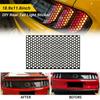 Car Honeycomb Stickers Car Stylish Tail Lights DIY Hollow Protector Decals Auto Rear Lamp Decoration Wrap Film Sticker 48*30cm