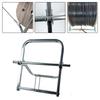 Compact Metal Wire Spool Rack Holder Single Axle for Cable Storage Needs