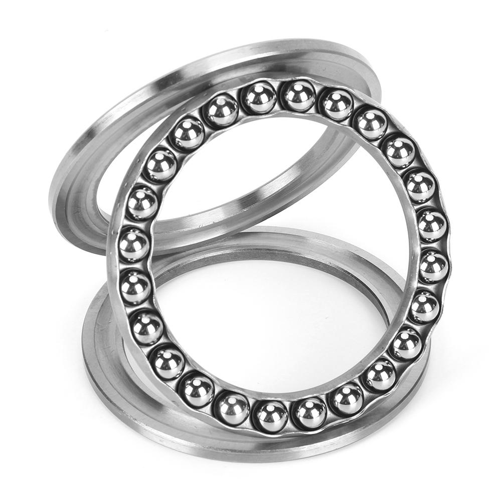 Thrust Ball Bearing Industrial Parts Stamping Cage Low Noise 2RS Seal Dustproof 51114