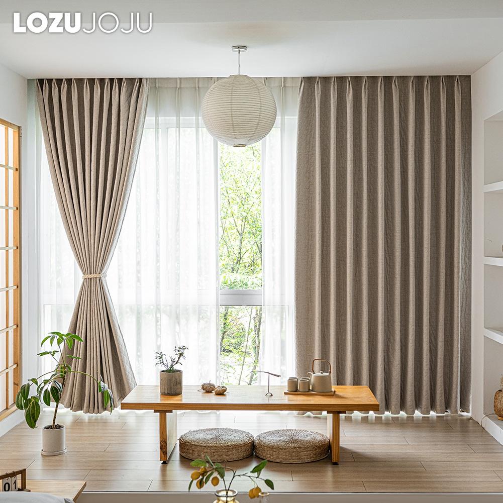 1PC LOZUJOJU Minimalist Solid Textured Blackout Curtain,Embossed Diamond Quilted Thick Curtains for Bedroom Living Room Home Decor