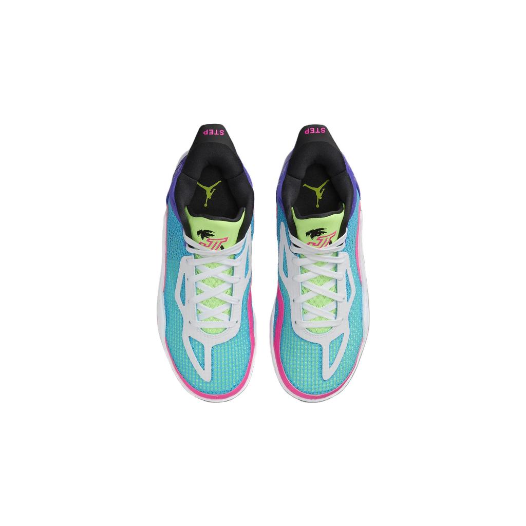 Air Jordan Tatum 1 GS Wave Runner Kids Sneakers Blue Lagoon-Pulse Pink-Blast FV0172-400