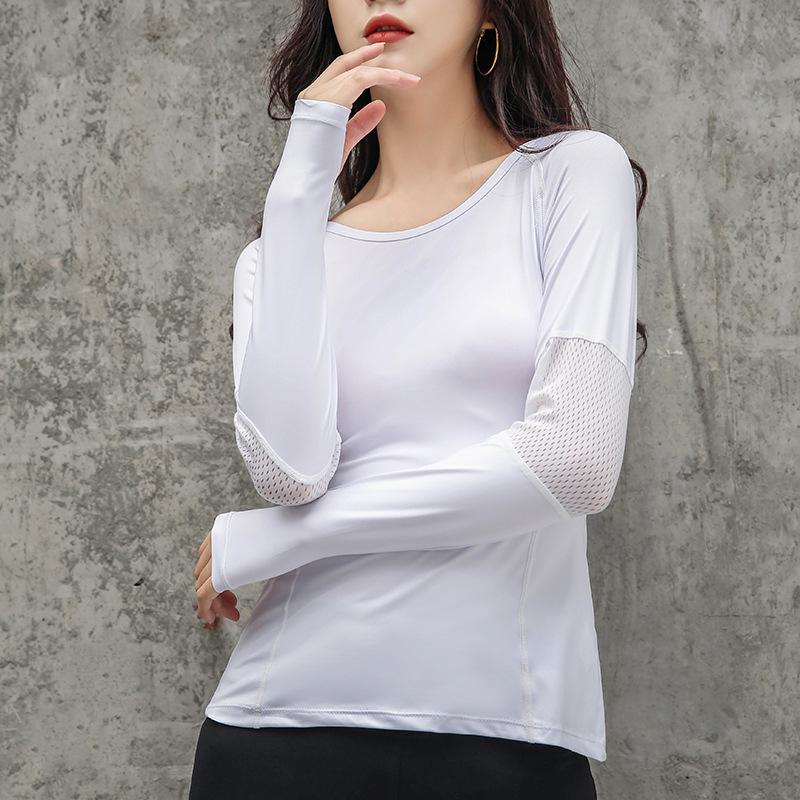 Lulu2025 Women's Sports T-Shirt: Long Sleeve Yoga and Fitness Top for Summer