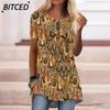 Women's Fashion Casual Short Sleeve O-Neck Blouses & Shirts