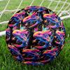 1pc Colorful Axolotl Size 5 Soccer Ball Professional Match Training Football Indoor &Outdoor Sports Ball Lightweight Durable c65122