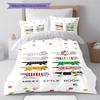 Lisa Larson Pattern Bedding,Quilt Set Quilt Cover Pillowcase Home Birthday Gift (1 * Duvet Cover + 2 * Pillowcase, Without Core)