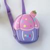 Cute New Boys and Girls Breast Bag Creative Printing Childlike Shoulder Bag Large Capacity Versatile Foreign Style Messenger Hard Shell Bag
