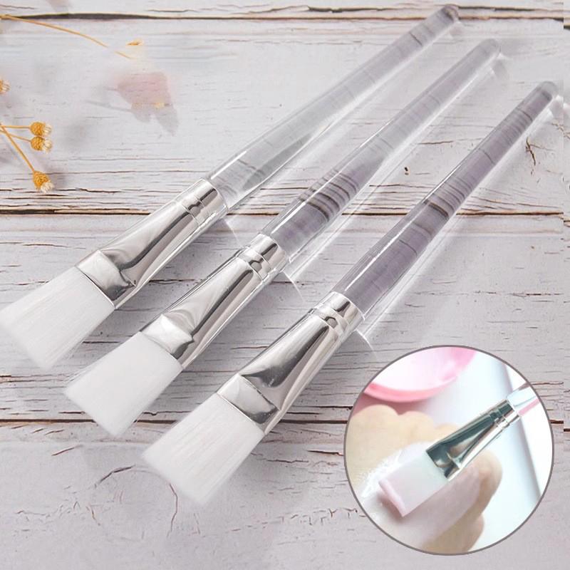 4Pcs Face Mask Brush Set Includes Soft Fan Facial Brushes Acid Applicator Brush Makeup Tools For Eyelash Mask Mixed Cream