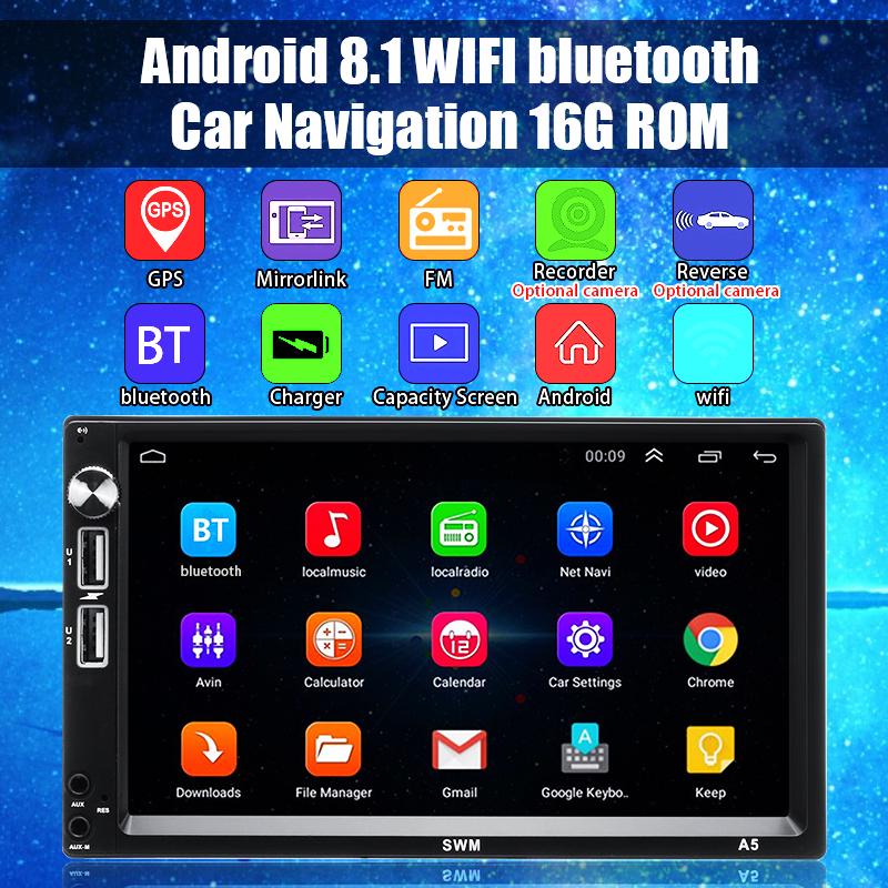 Mp5 Player Car Radio Stereo Android8 1 2din 7 Gps Wifi Aux Usb Fm Bluetooth Autoradio Multime Buy At A Low Prices On Joom E Commerce Platform