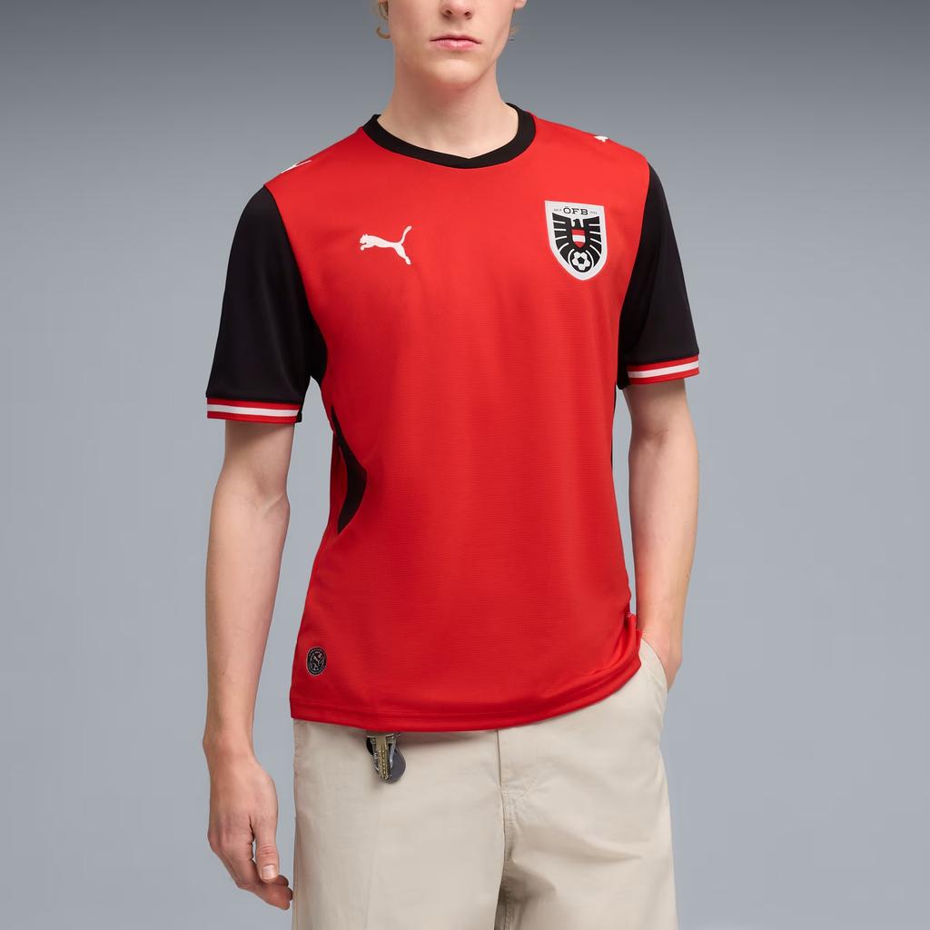 Puma Austria 2026 Home Jersey 'PUMA Red PUMA Black' Men's 783200-01