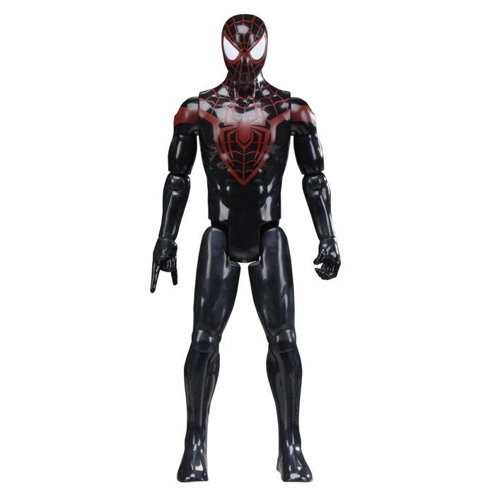 Figurine Miles Morales 30 cm, Titan Series, jouets de super-héros pour enfants, Marvel Spider-Man, dès 4 ans