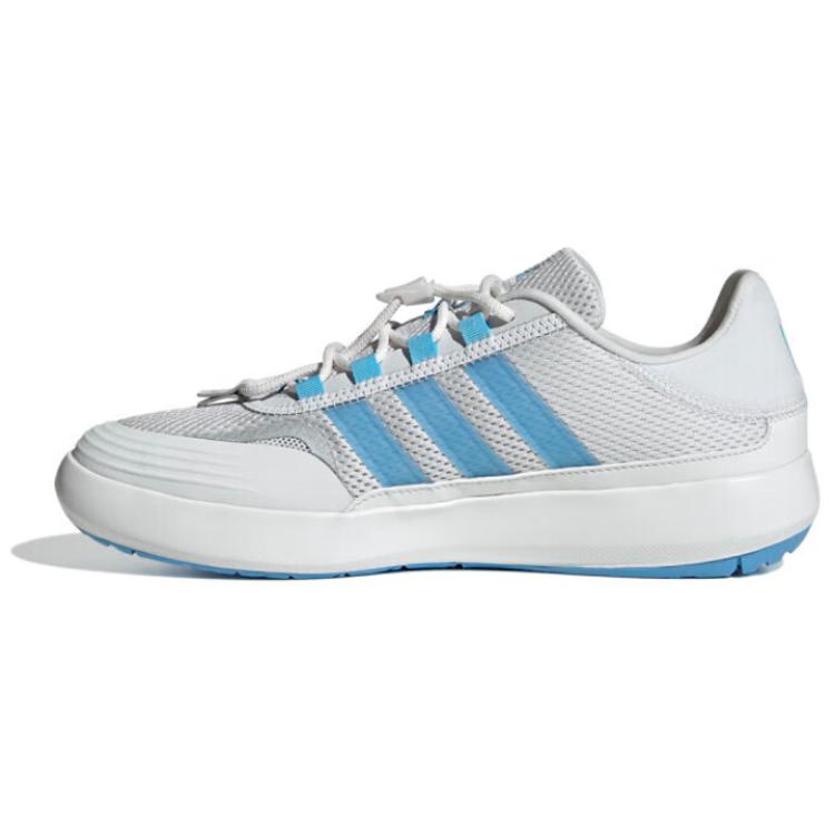 

Adidas Roamboat Lightweight Comfortable Breathable Fabric Low-Top Running Shoes Unisex Sneakers Gray Blue JH9758 44