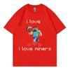 I Love Miners Maglietta Meme Divertente Uomo Donna Alta Qualità Moda Maglietta Oversize Estate Casual Manica Corta T-shirt Streetwear