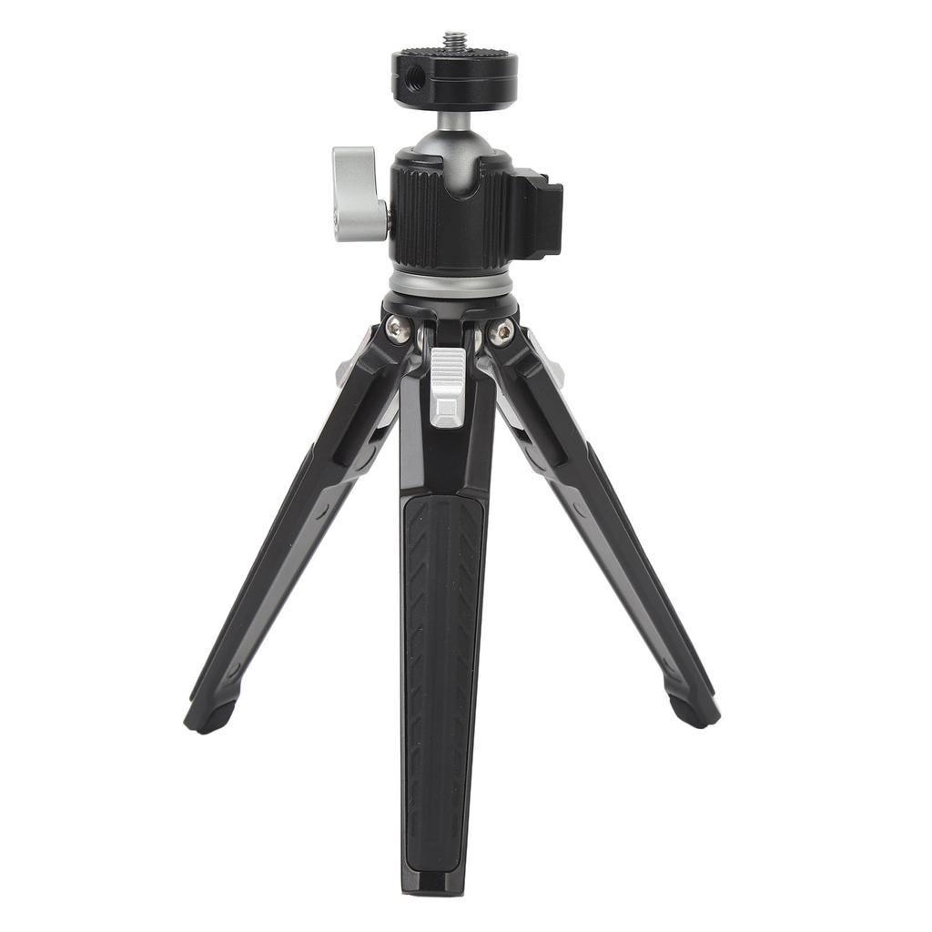 Tabletop Tripod 360 Degrees  Rotating Ball Head 4kg Load Capacity 14 Inch Screws Anti Slip Aluminum Alloy