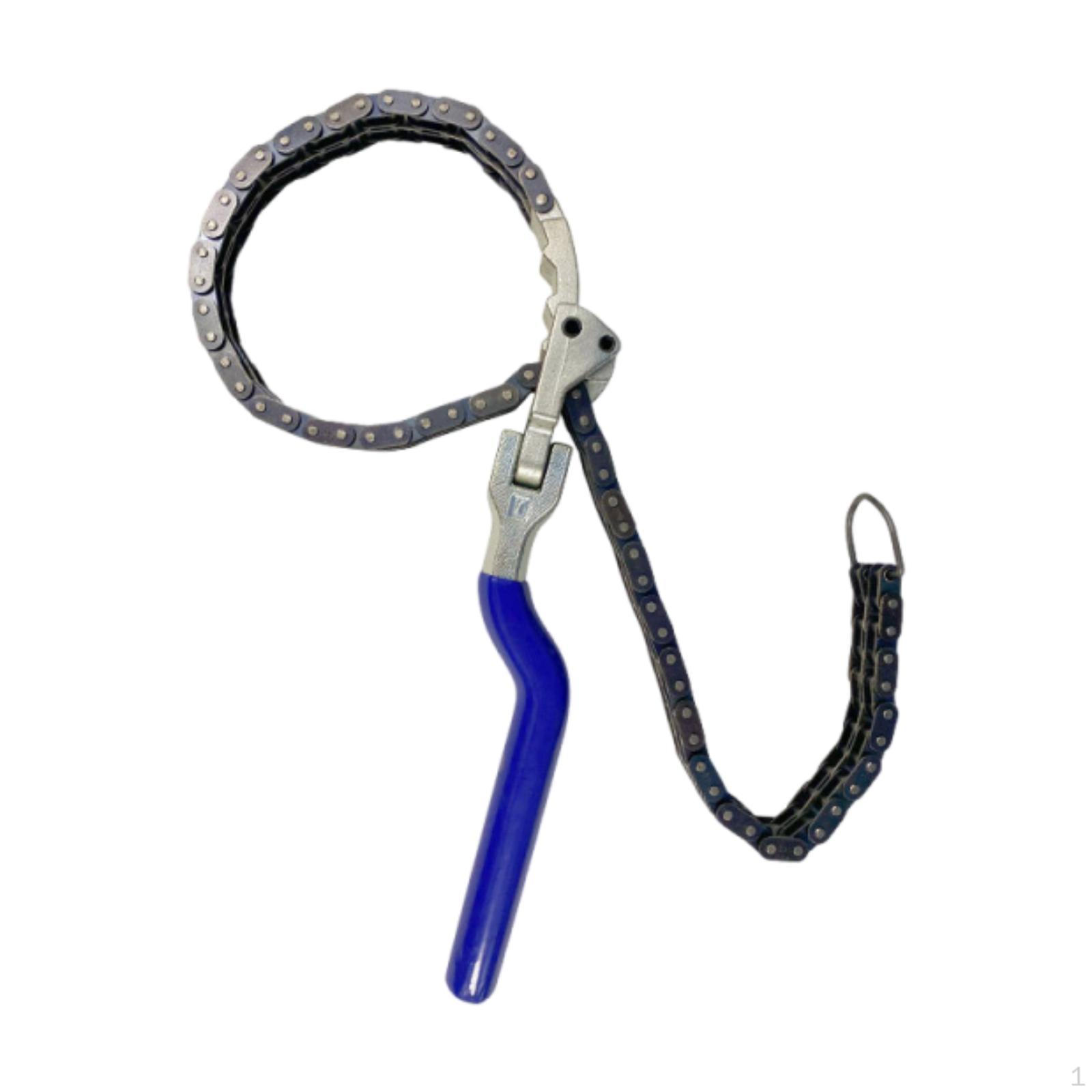 

Chain Wrench Oil Filtering Essential Steel Auto Repairing Sturdy Heavy Duty Adjustable for