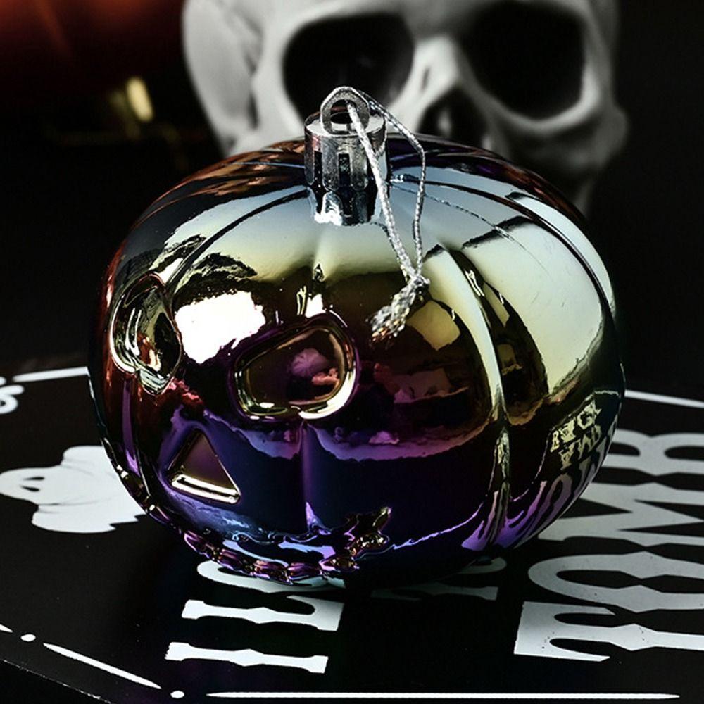 3pcs Spooky Halloween Pumpkin Hangings Ball Plastic Halloween Tree Decorations  Home Decoration