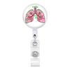 Cute Ambulance Retractable Nurse Badge Reel Clip Cartoon Medicine Doctor Students IC ID Card Badge Holder