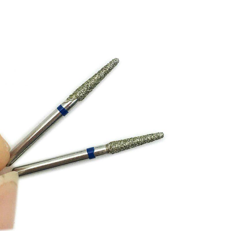 10 stk Dental Diamond Bur Drill Medium Polering Utjevning For Tannbleking Tannpolering Dentista Tools TR-23