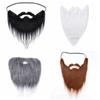 Halloween Halloween Fake Moustache Artificia Realistischer Fake Beard Pirate Play Halloween Party