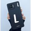 For OPPO F17 Oppo F17 Pro Case Oppo A73 A93 Reno 4F Back Cover TPU Silicon Lucky Initial Letter Couples Phone Bumper Soft Case