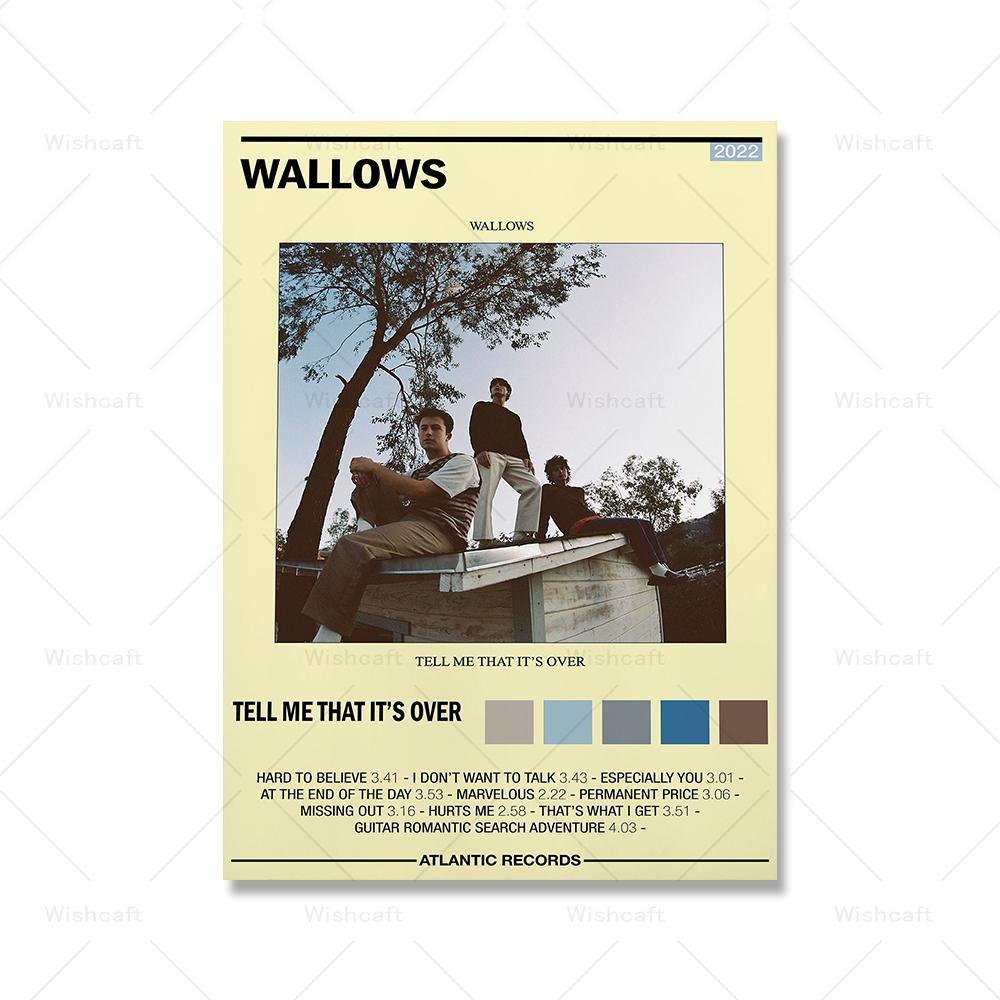 

Wallows Pop Album Музыкальный постер Декор для стен Печать Подарки Картина на холсте Скандинавские постеры и принты Бар Клубная комната Домашнее украшение 21x30cm No Framed