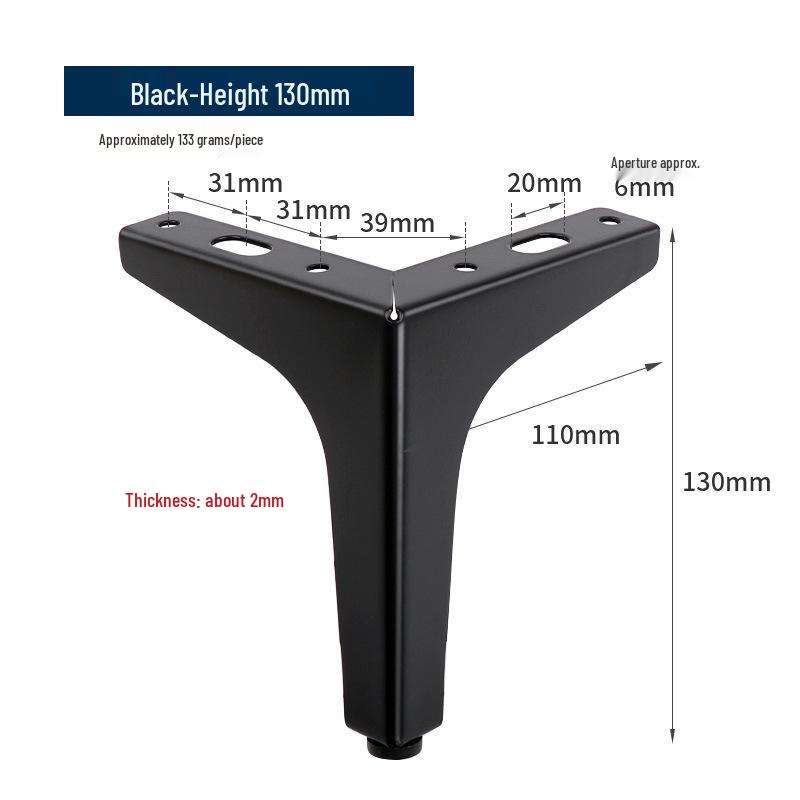 European Light Luxury Metal Furniture Legs - Iron Cabinet and Sofa Feet