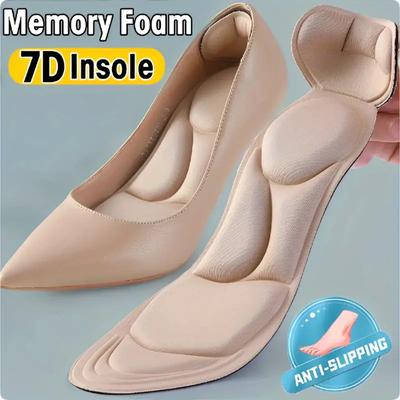 High Heel Silicone Gel Cushion Inserts Soft Heel Protectors Comfort Liner Grips Pads for Women's Shoes Foot Care Accessories