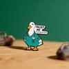 1pc Funny 'Trust Me I'm A for Ducktor' Medical for Duck Metal Enamel Pin | Novelty Men'S and Women'S Daily Wear Brooch Pin