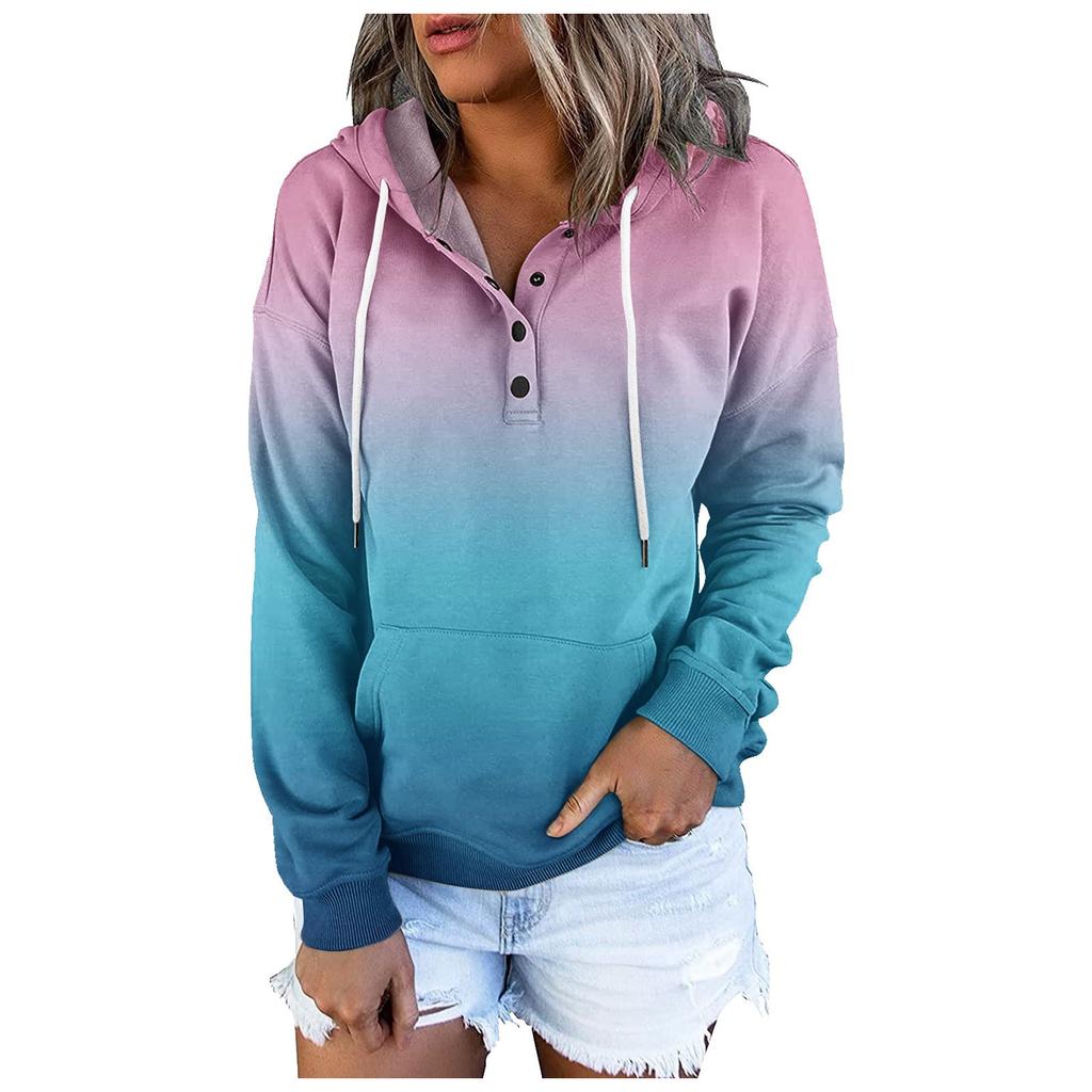 Fashion Women   And Winter Printed Long Sleeve Pullover Casual Tops