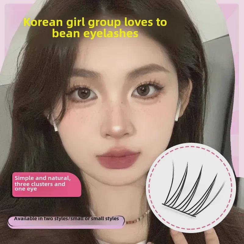 Natural Sunflower Korean Girl Group False Eyelashes - Lazy Idol Segment Clusters