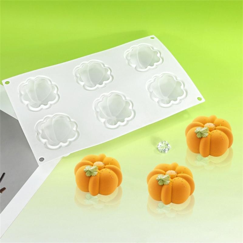 Food Grade Silicone Cake Mould With 6 Large Cavities Heat Resistant Baking Equipment For Family Party Treat