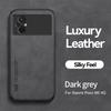 Pocom5 Case Plain Pu Leather Magnetic Cover For Xiaomi Poco M5 Pocom5 Pocco M 5 5m 4G Soft Frame Protection Back Shell Fundas