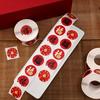 500pcs Chinese New Year Celebration Stickers Self-adhesive Round Gift Labels for Spring Festival and Home Decoration