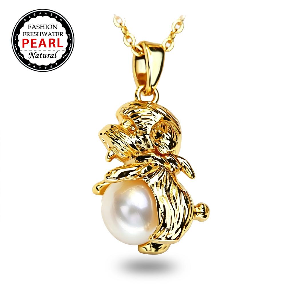 SENIKO Natural Água Doce Grande Barroco Pérola Colares Para Mulheres Moda Flor Cubic Zirconia Pingente Com Corrente Presente de Aniversário