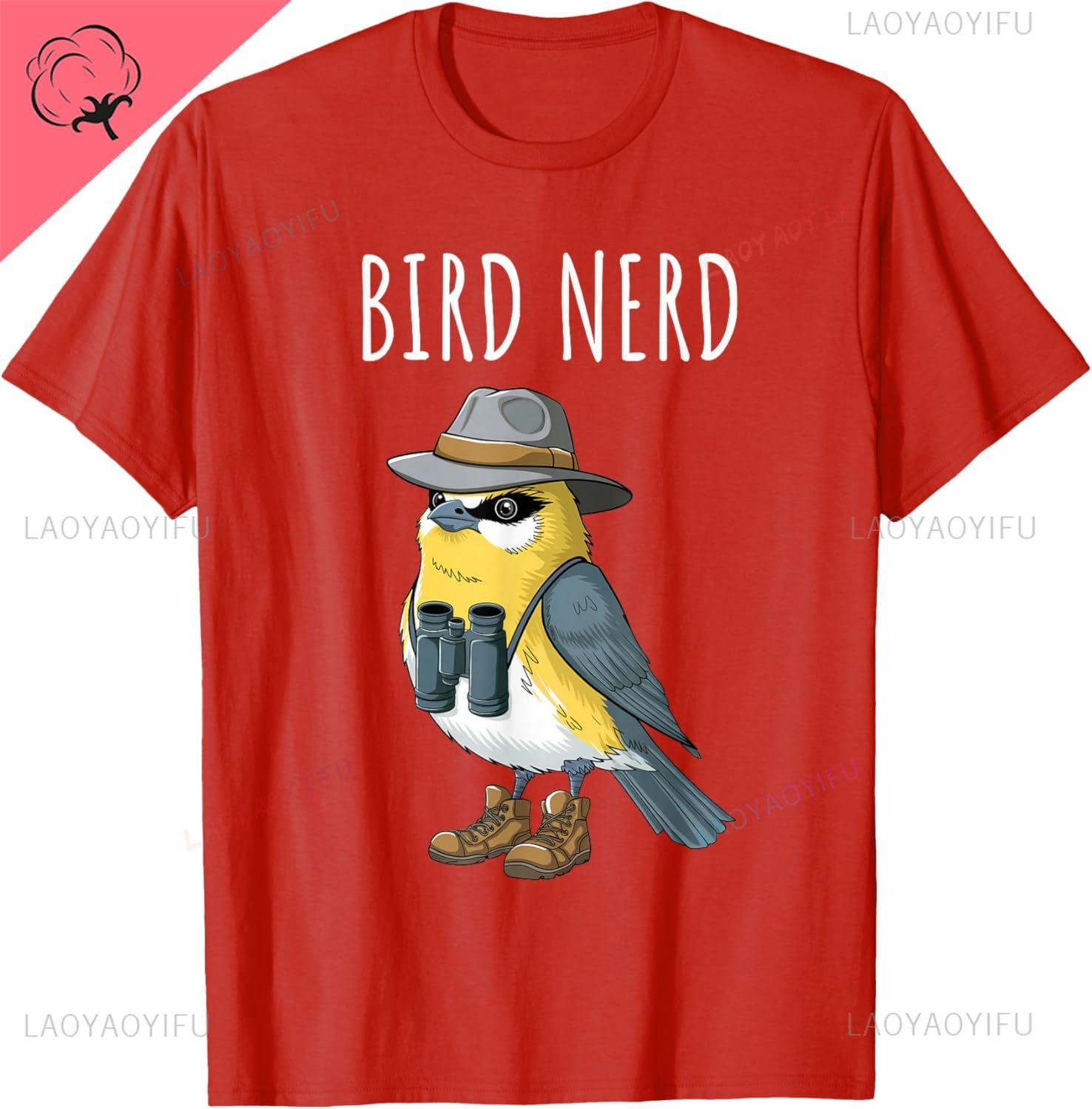 Bird Funny Bird Watching Birding Bird Lover Watcher TShirt Streetwear Clothing Customizable Vintage T Shirt Camisas S