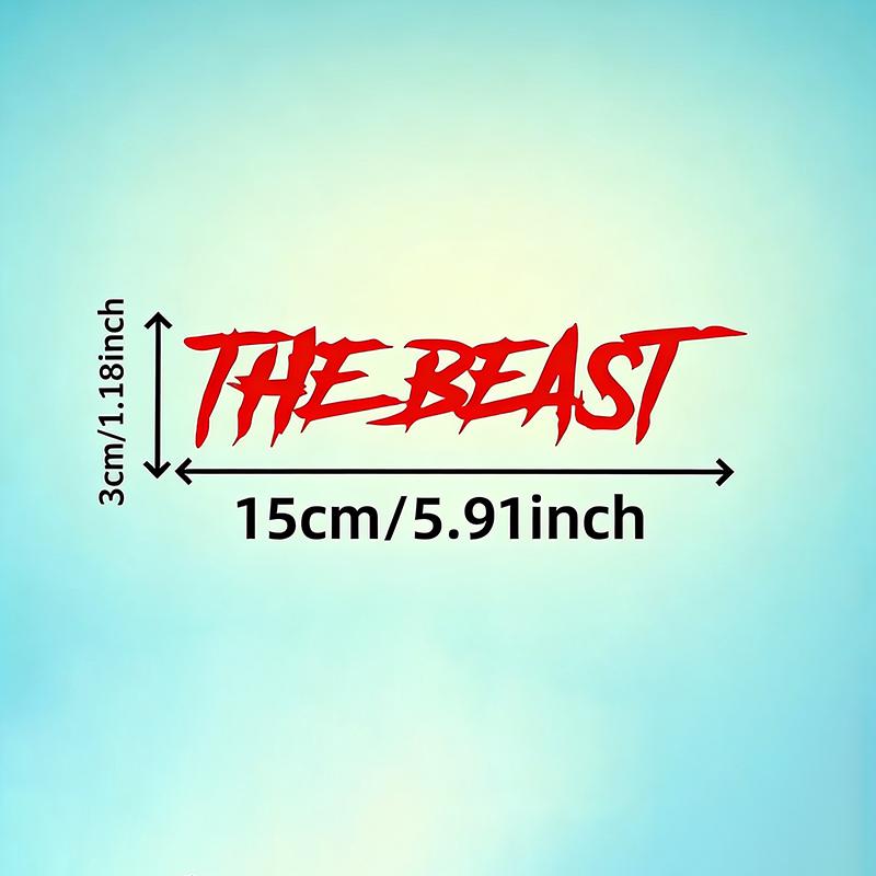 

1/3PCS High Quality Waterproof Stickers White Red for Motorcycle Helmet Car Bike Decoration Durable Premium Fashion Stickers