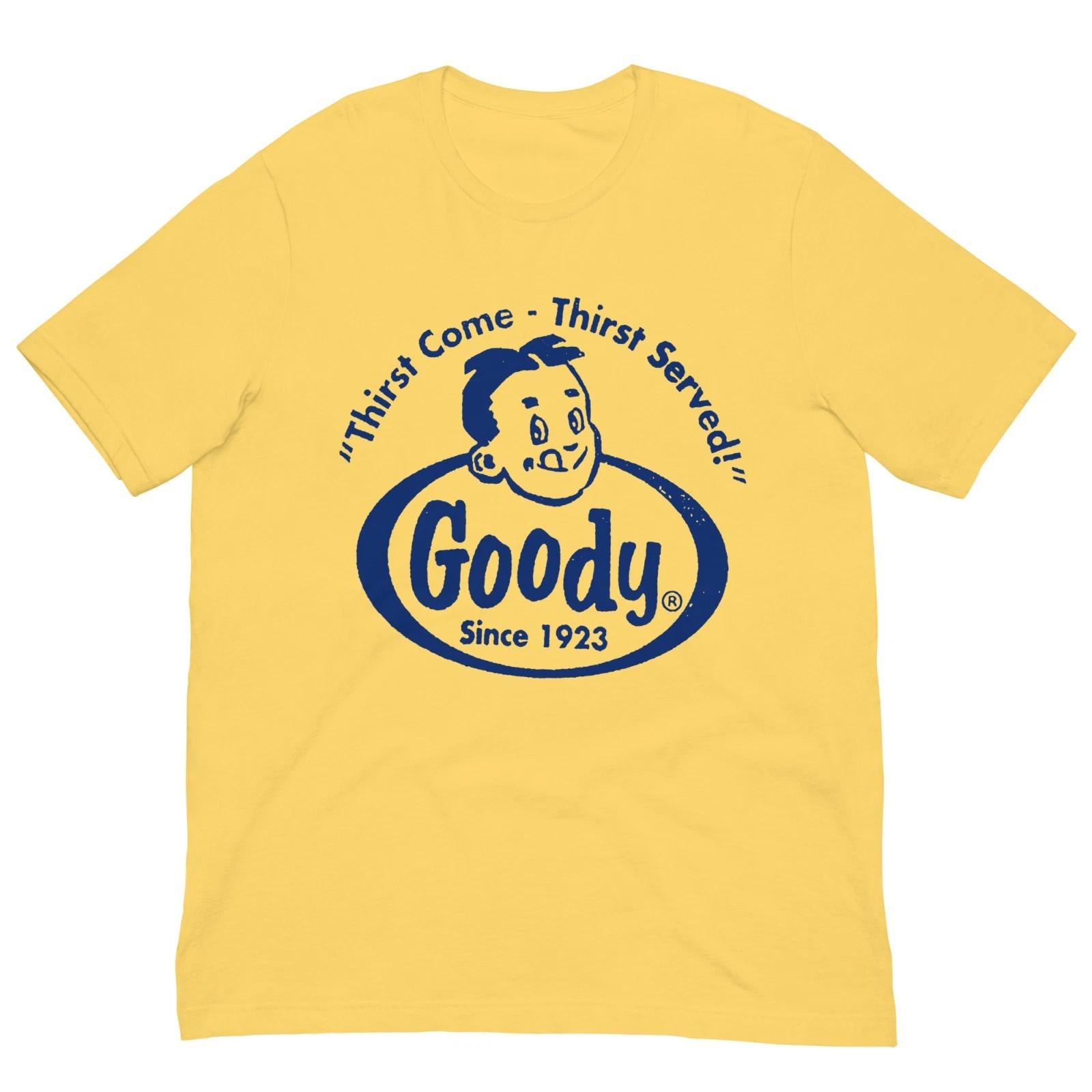 

Vintage Retro T Shirt Goody Soda Pop Graphic Tee For Men Women M