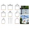 Parrots Swing Hammock Perch Metal Rod Small Bird Toy For Cages Outdoor Use