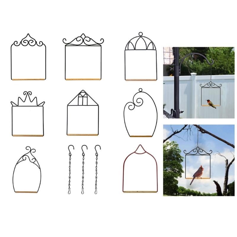 Parrots Swing Hammock Perch Metal Rod Small Bird Toy For Cages Outdoor Use