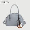 Bowling Ball Shell Bag Korean Style Fresh Casual Macaron Solid Color Pillow Bag