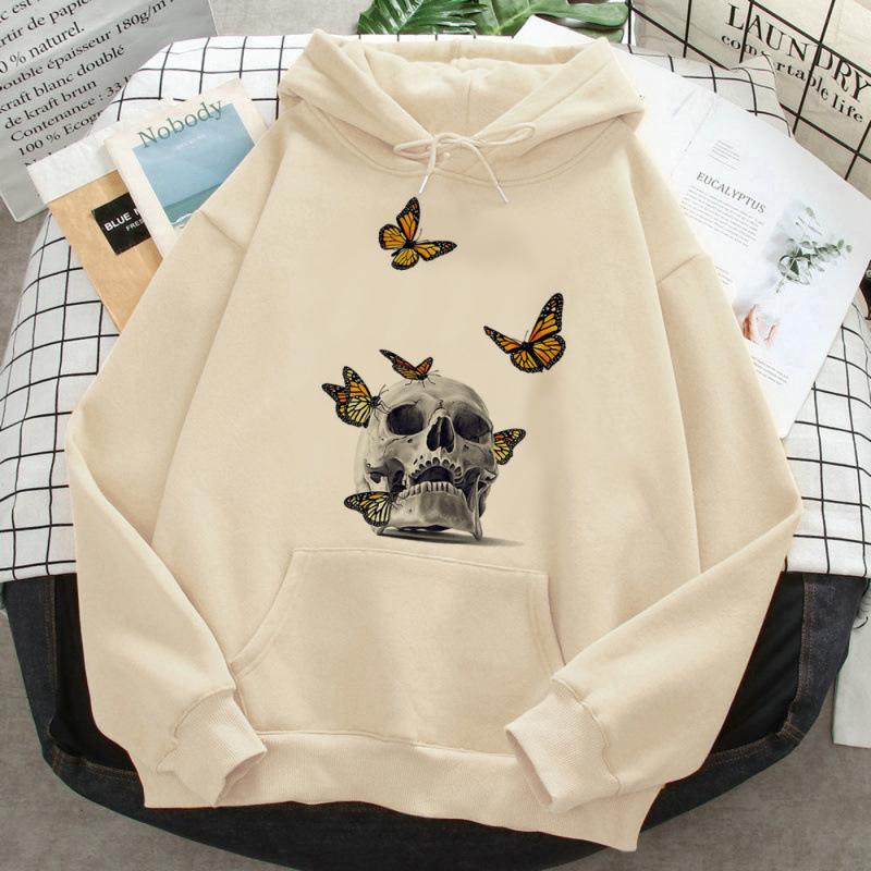 Felpe teschio set da donna abbigliamento anni 90 sw